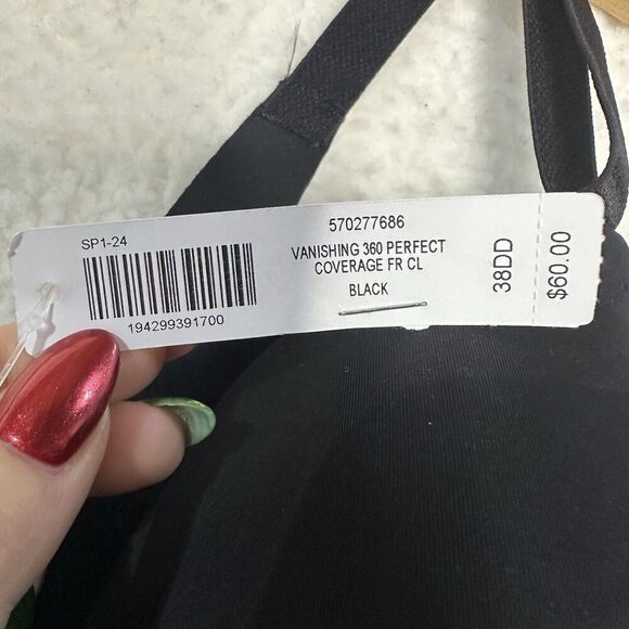 NWT Soma 38DD Vanishing 360 Perfect Coverage Front Close Bra Black - Picture 5 of 5